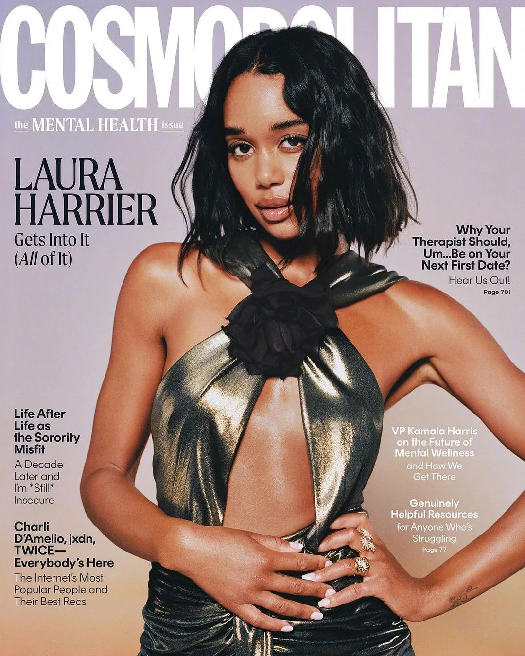 Laura Harrier, 'Cosmopolitan' magazine new photo | FMV6