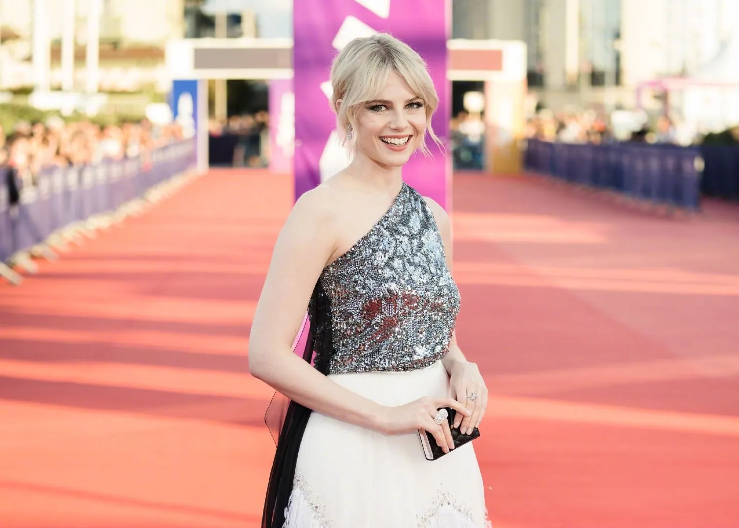 Lucy Boynton at 2022 Deauville American Film Festival Opening Ceremony | FMV6