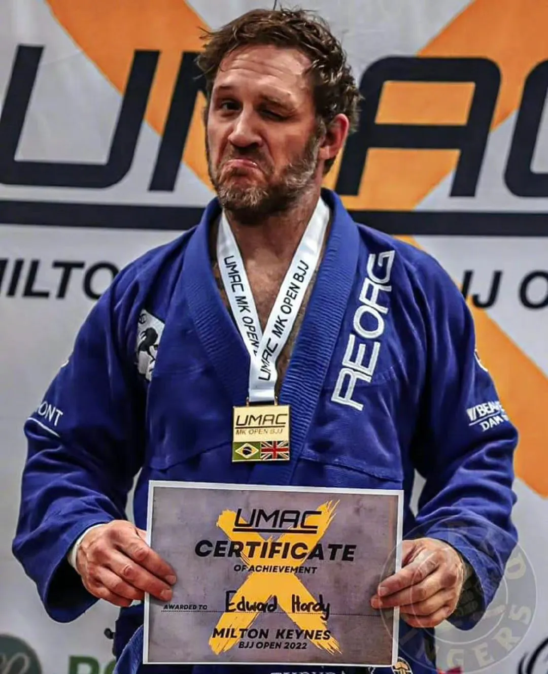 Tom Hardy wins gold medal in Brazilian Jiu-Jitsu competition | FMV6