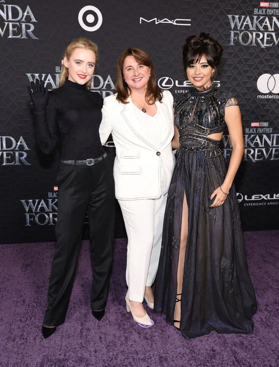 "América Chávez" Xochitl Gomez attends the world premiere of 'Black Panther 2' | FMV6