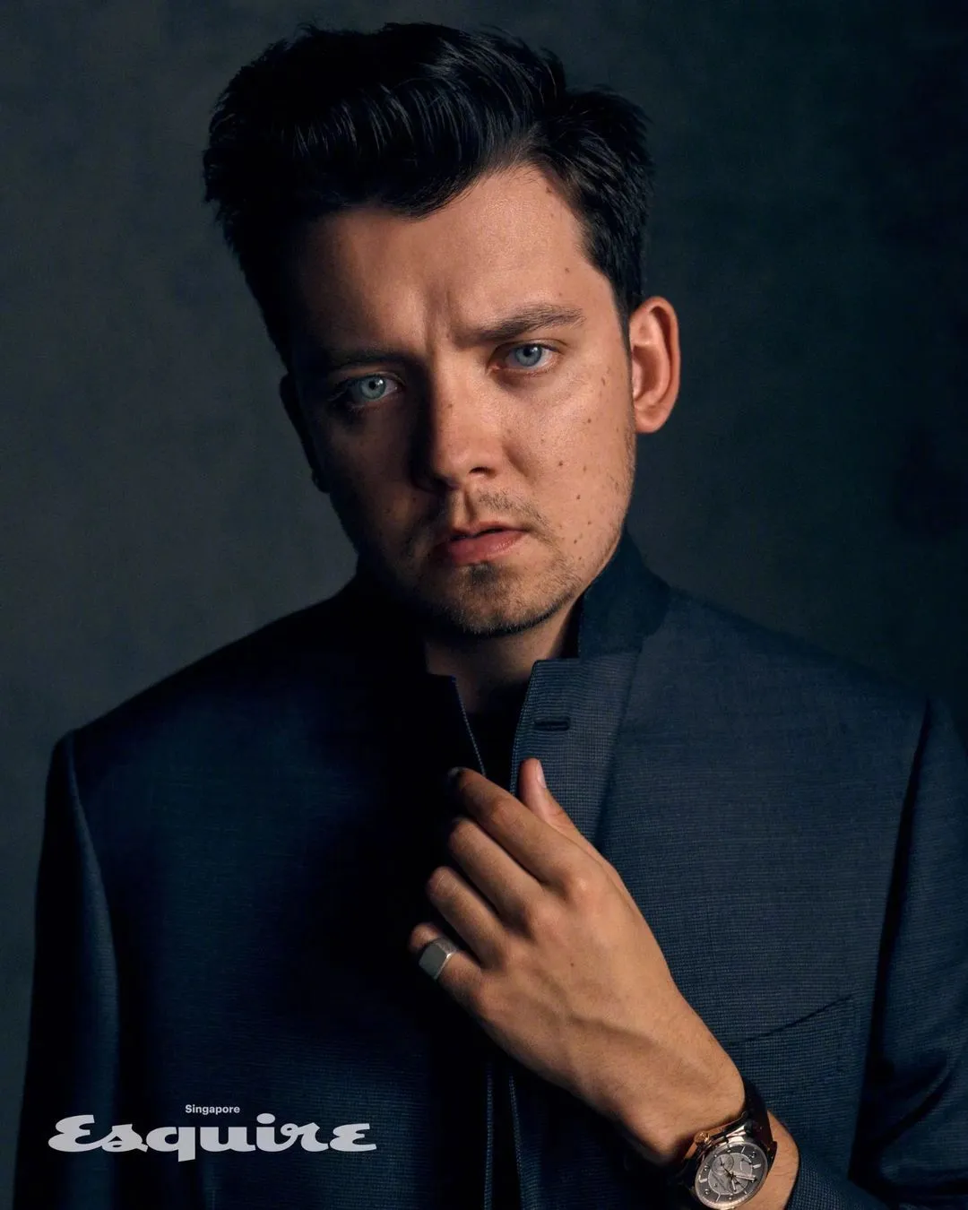 Asa Butterfield, photo in the October issue of 'Esquire' magazine Singapore | FMV6