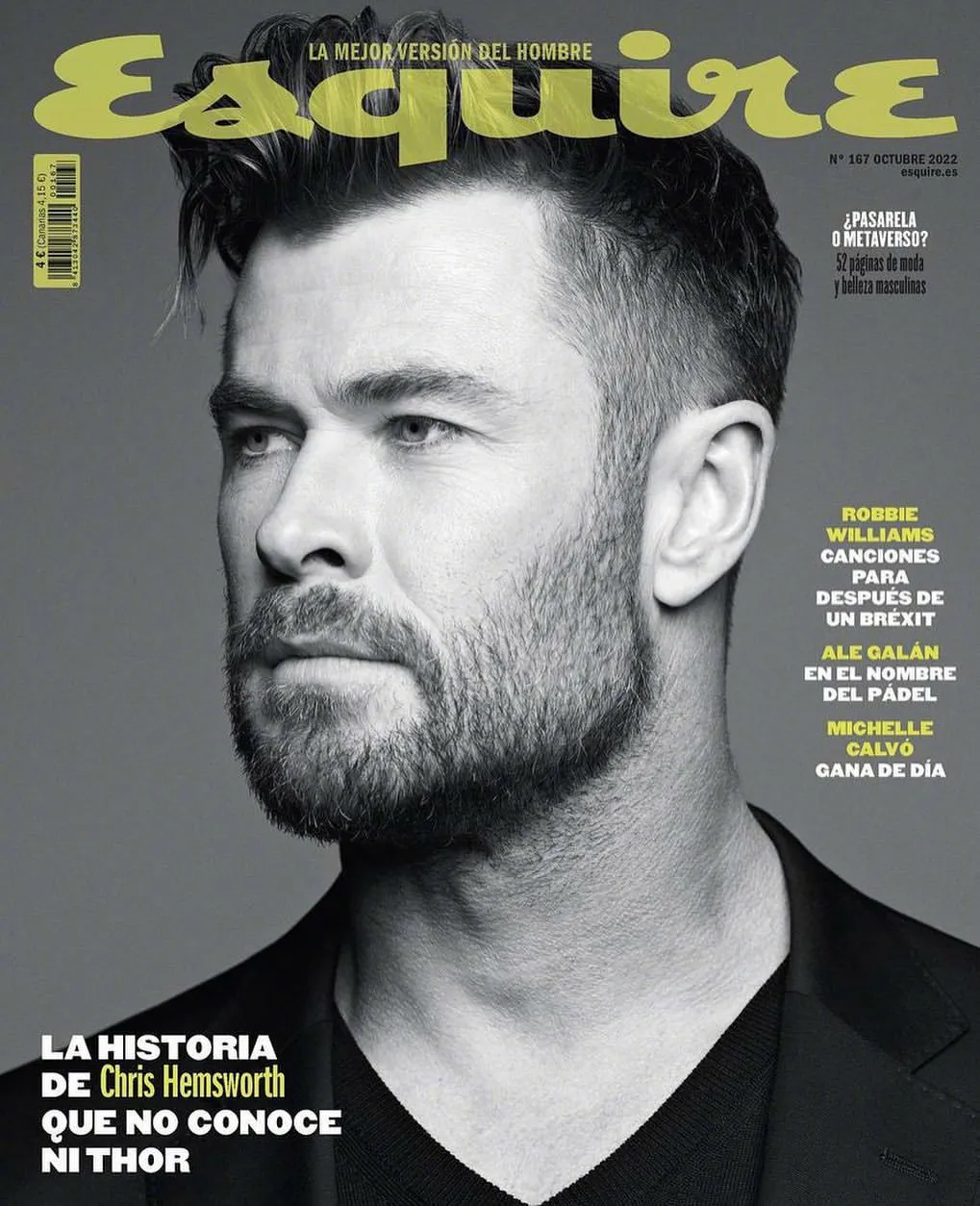 Chris Hemsworth, 'Esquire' magazine Spain issue October photo | FMV6