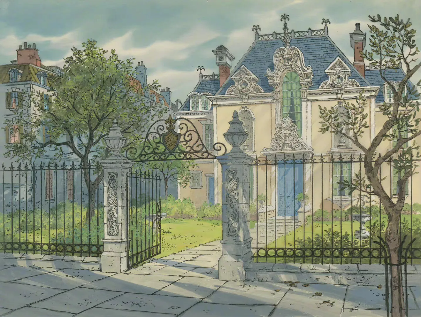 Disney Animation Shares Original Background Design for 'The Aristocats‎' | FMV6