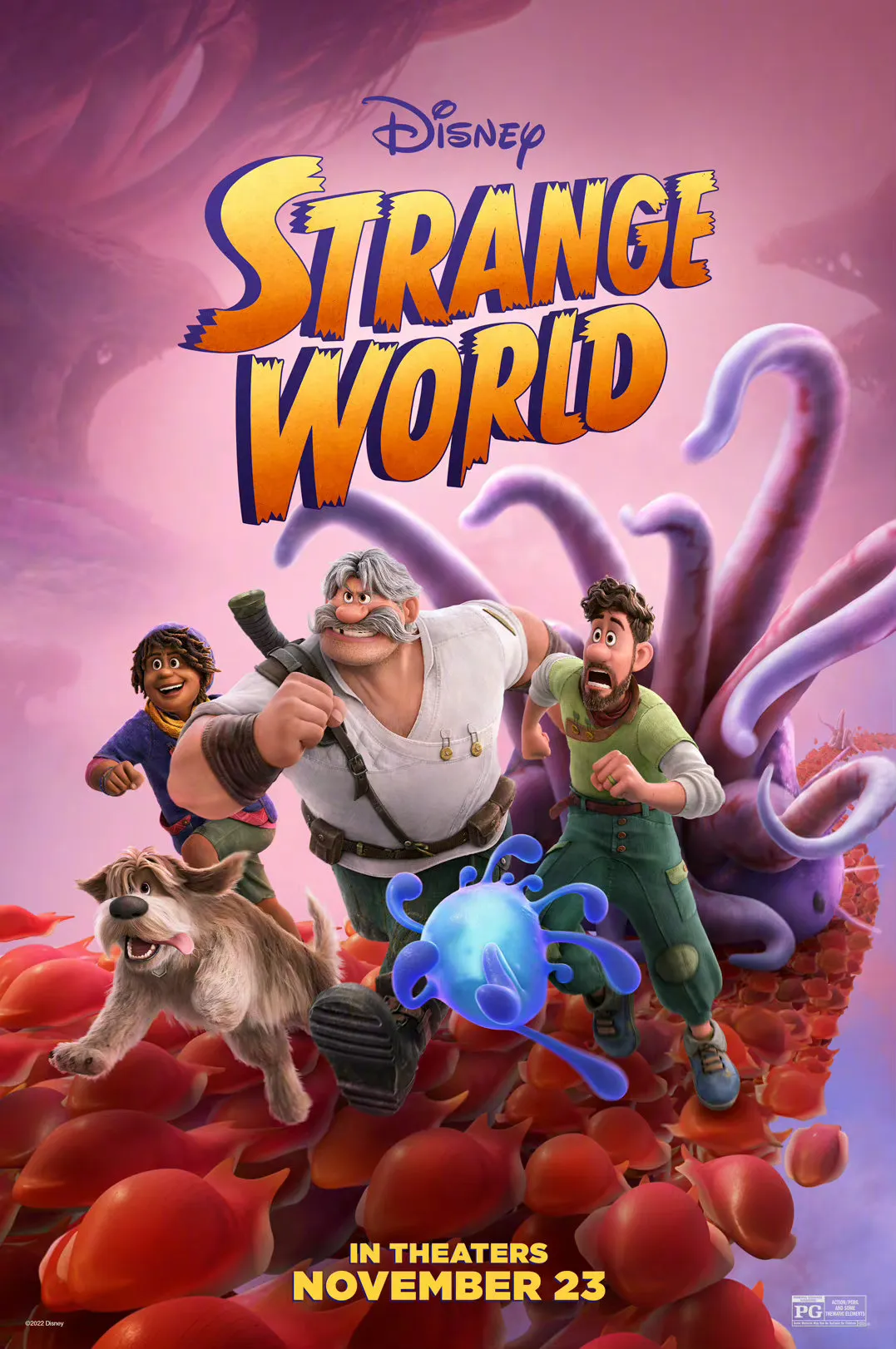 Disney's new animated film 'Strange World‎' releases new posters | FMV6