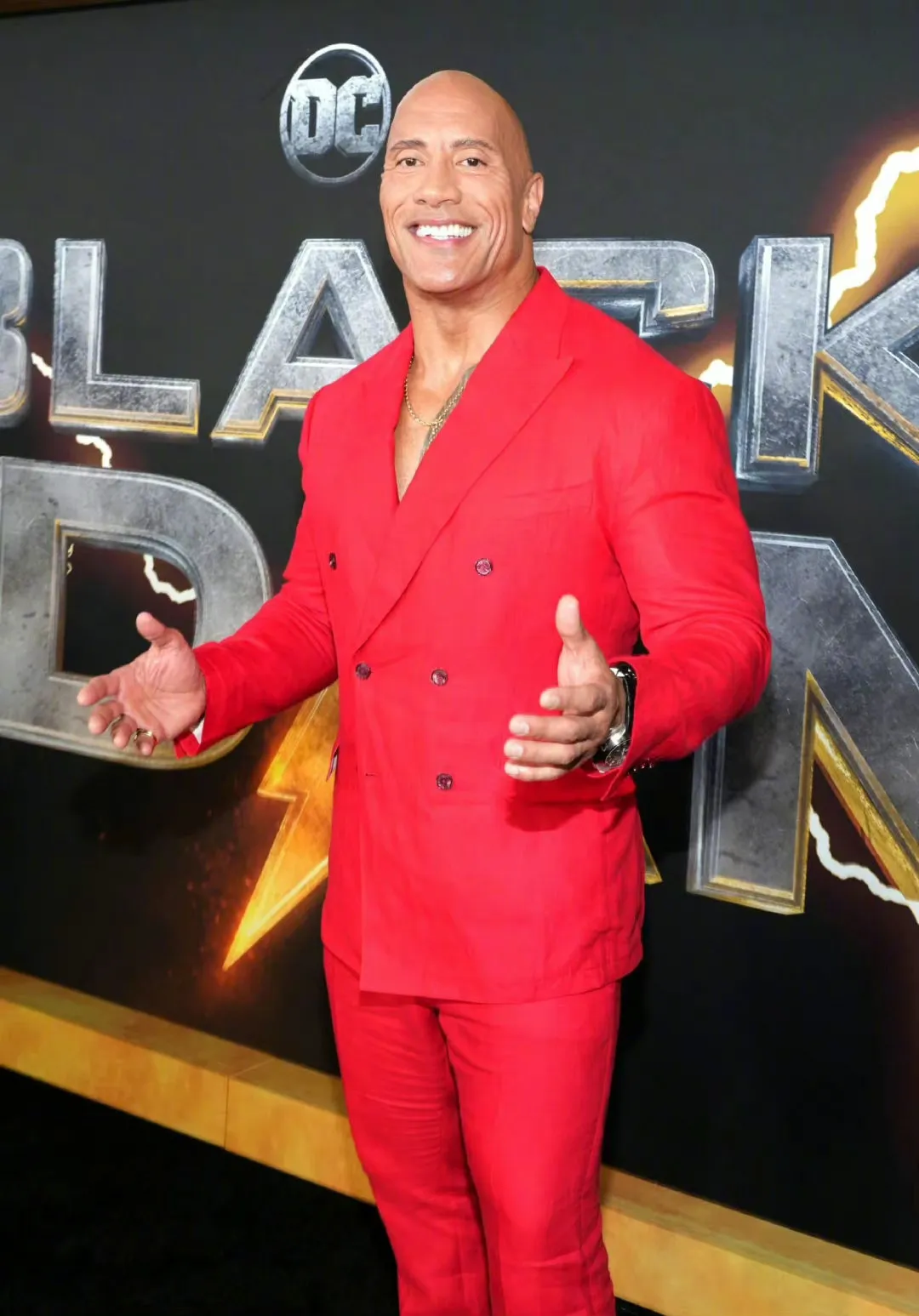 Dwayne Johnson at world premiere of new DC film 'Black Adam' | FMV6