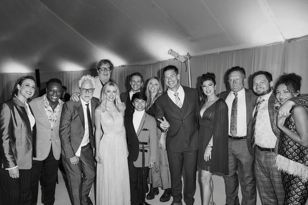 James Gunn and Jennifer Holland wedding scene photo | FMV6