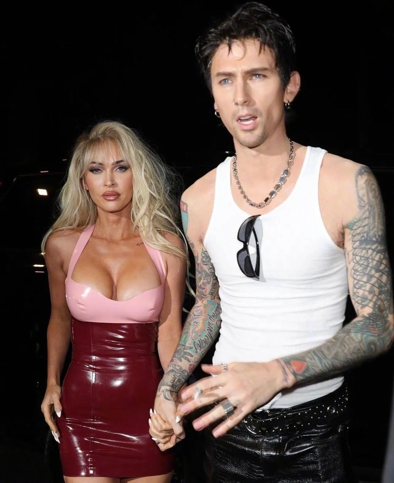 Megan Fox and Machine Gun Kelly dressed as Pamela Anderson and Tommy Lee for Halloween | FMV6