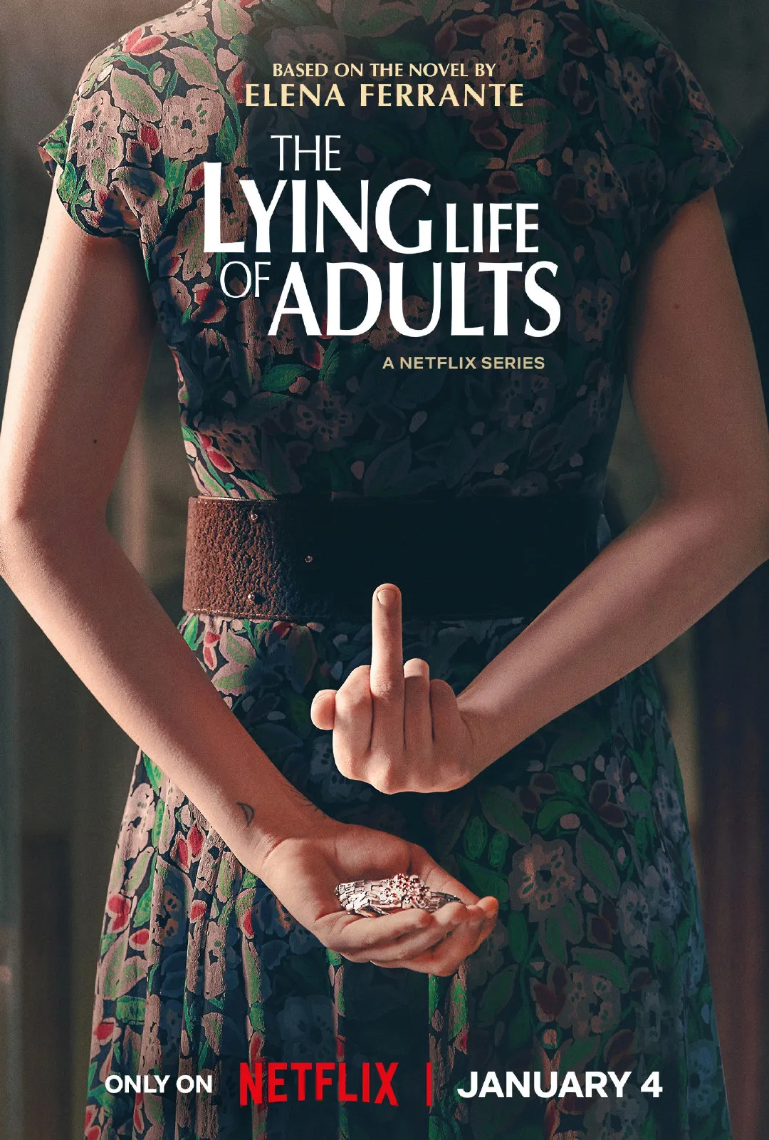 Netflix's 'The Lying Life of Adults' based on Elena Ferrante's new novel releases poster | FMV6