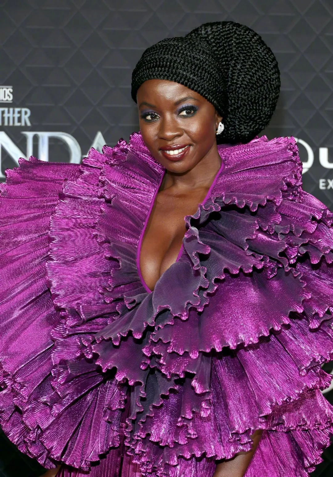 'Okoye' Danai Gurira attends the world premiere of 'Black Panther 2' | FMV6