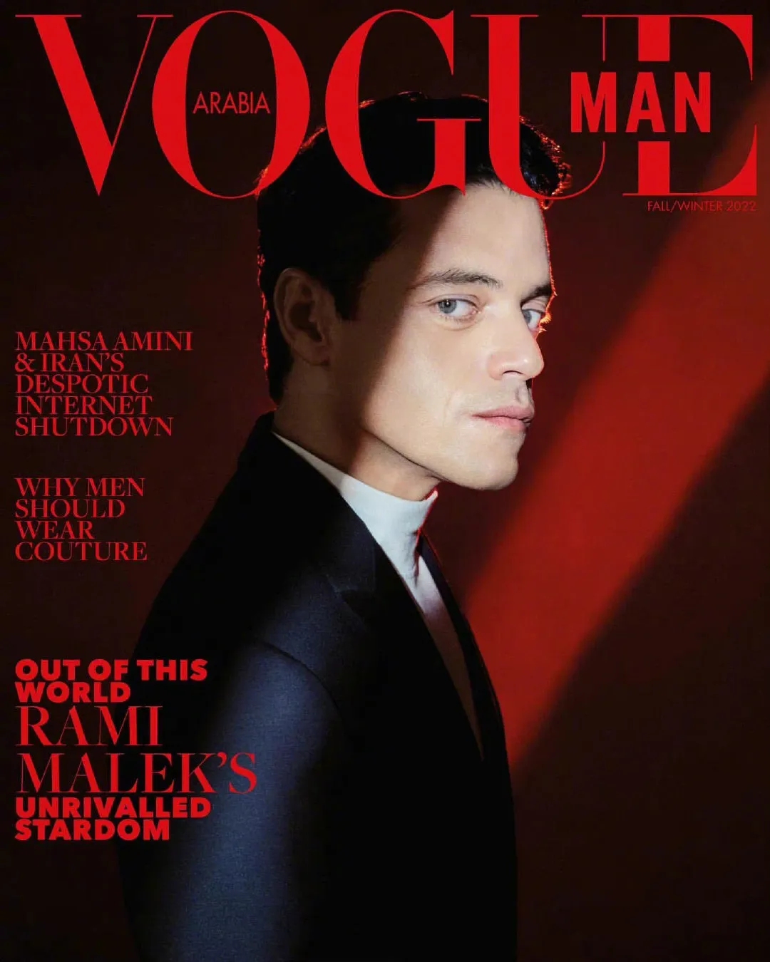 Rami Malek, 'VOGUE MAN' Magazine Arabian Fall/Winter issue photo | FMV6