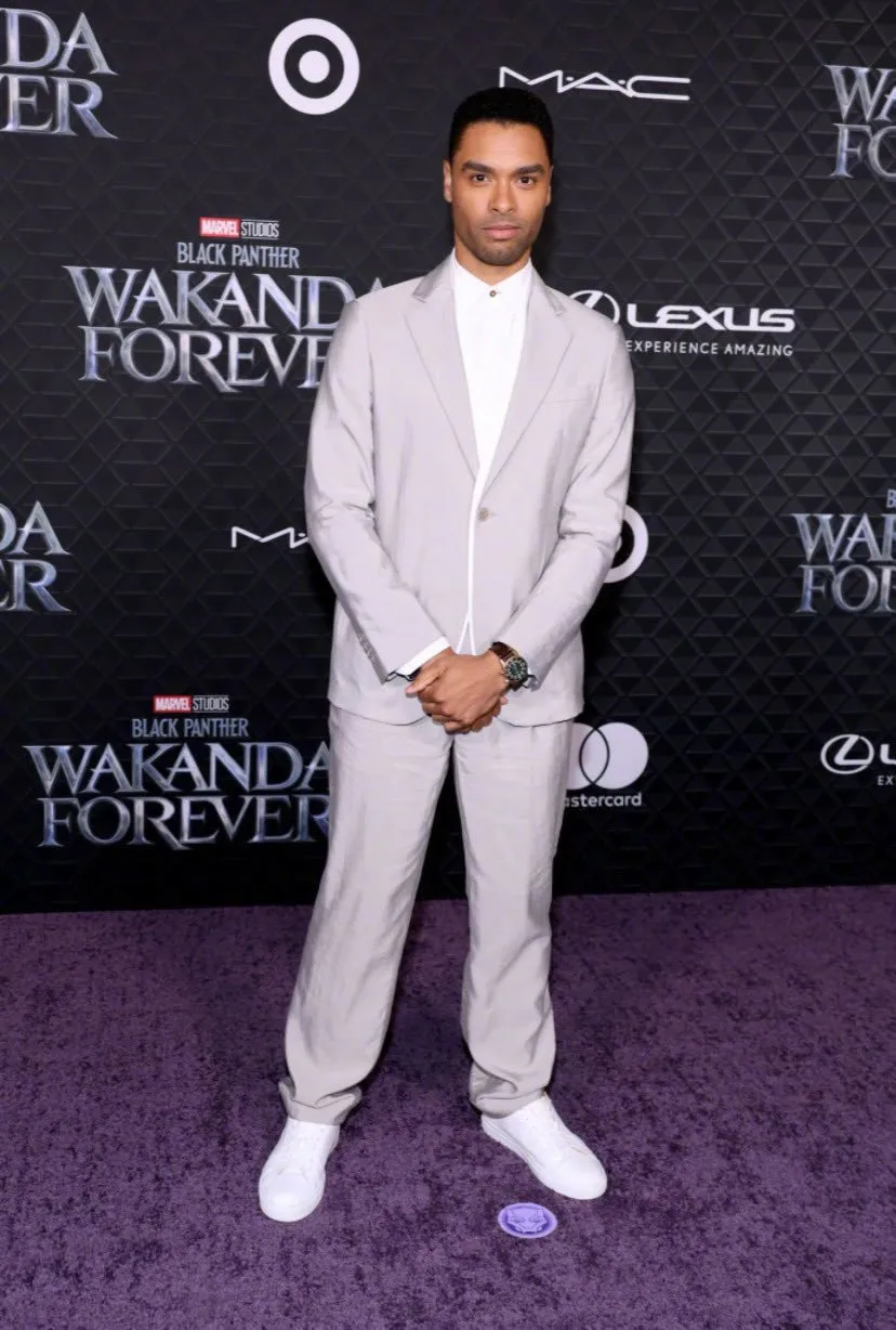 Regé-Jean Page attends the world premiere of 'Black Panther 2' | FMV6