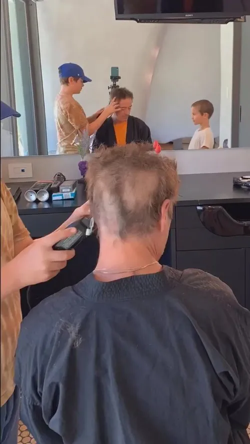 Robert Downey Jr. shaves head for new drama 'The Sympathizer‎', kids dress it up as 'Pumpkin Head' | FMV6