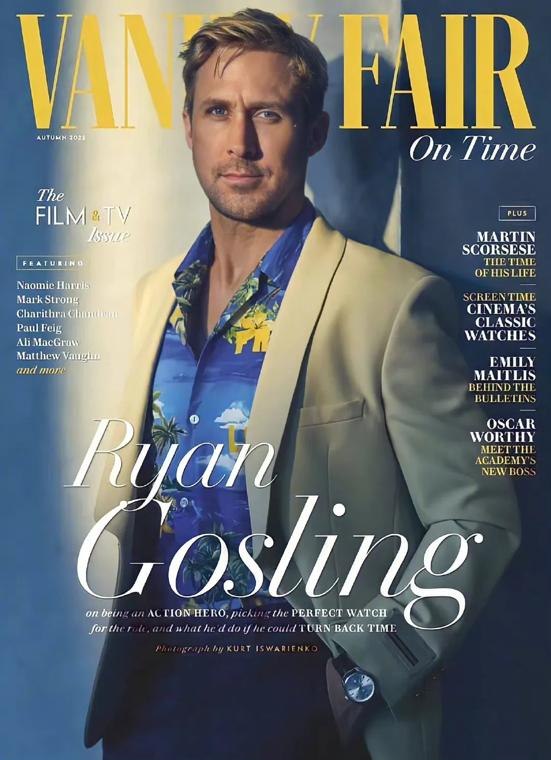 Ryan Gosling, 'Vanity Fair' magazine film and television special new photoshoot | FMV6