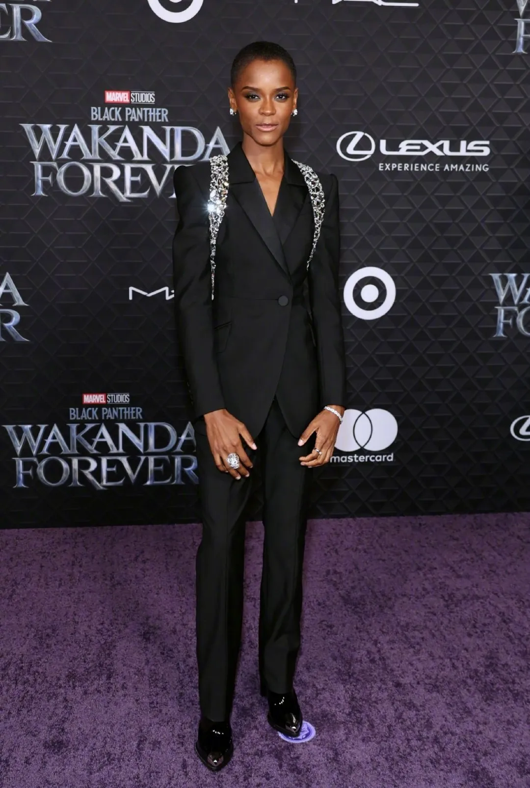 'Shuri' Letitia Wright attends the world premiere of 'Black Panther 2' | FMV6