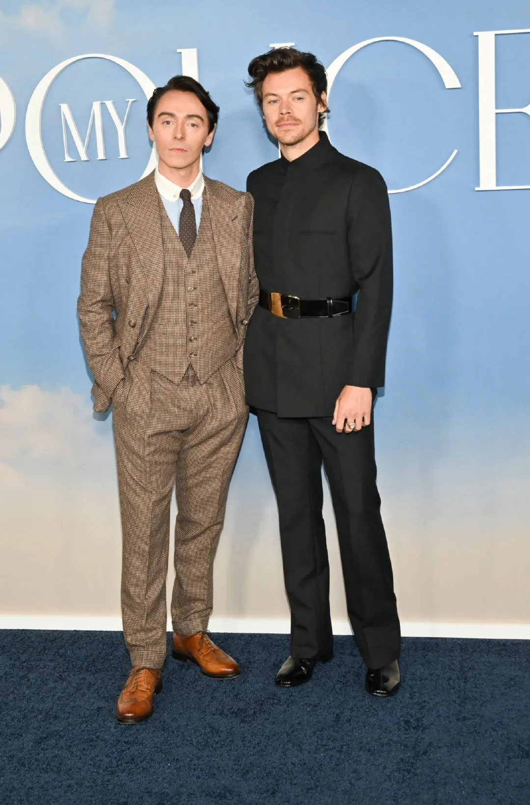 Harry Styles and David Dawson attend the premiere of 'My Policeman‎' in New York | FMV6