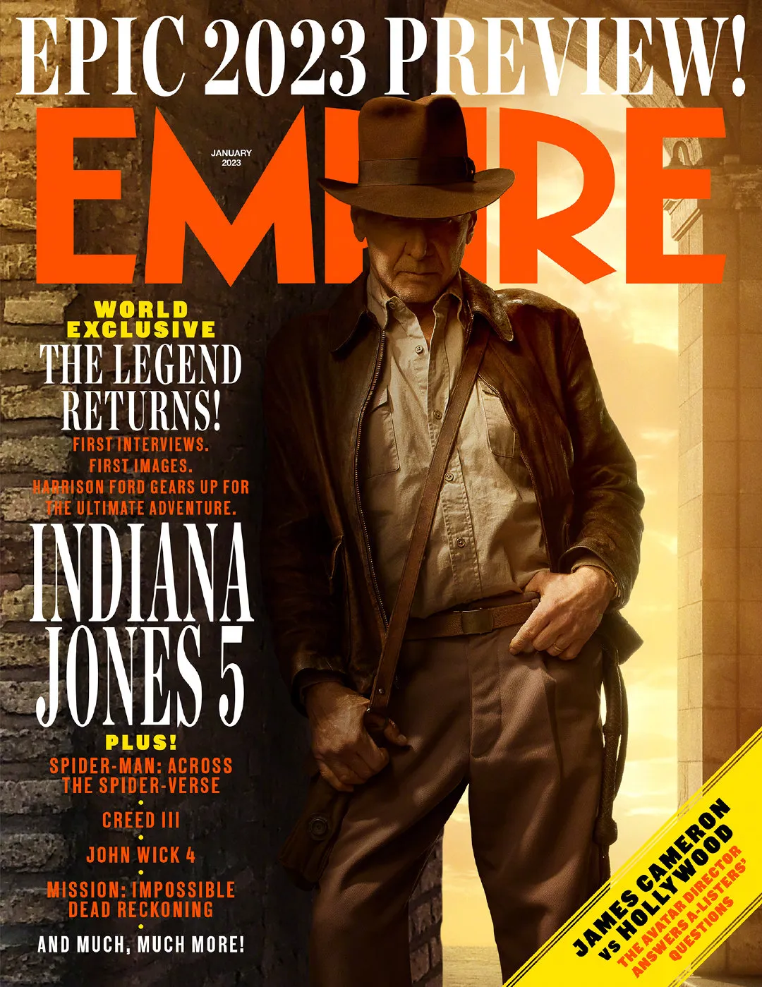 'Indiana Jones 5' on the cover of 'Empire' magazine | FMV6