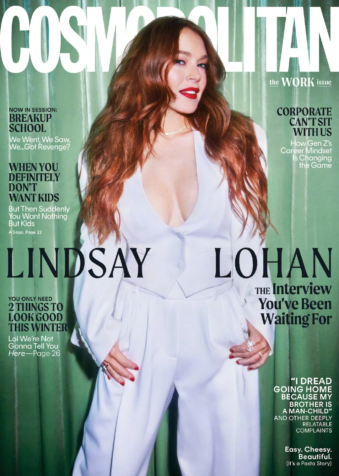 Lindsay Lohan, 'Cosmopolitan' magazine photo | FMV6