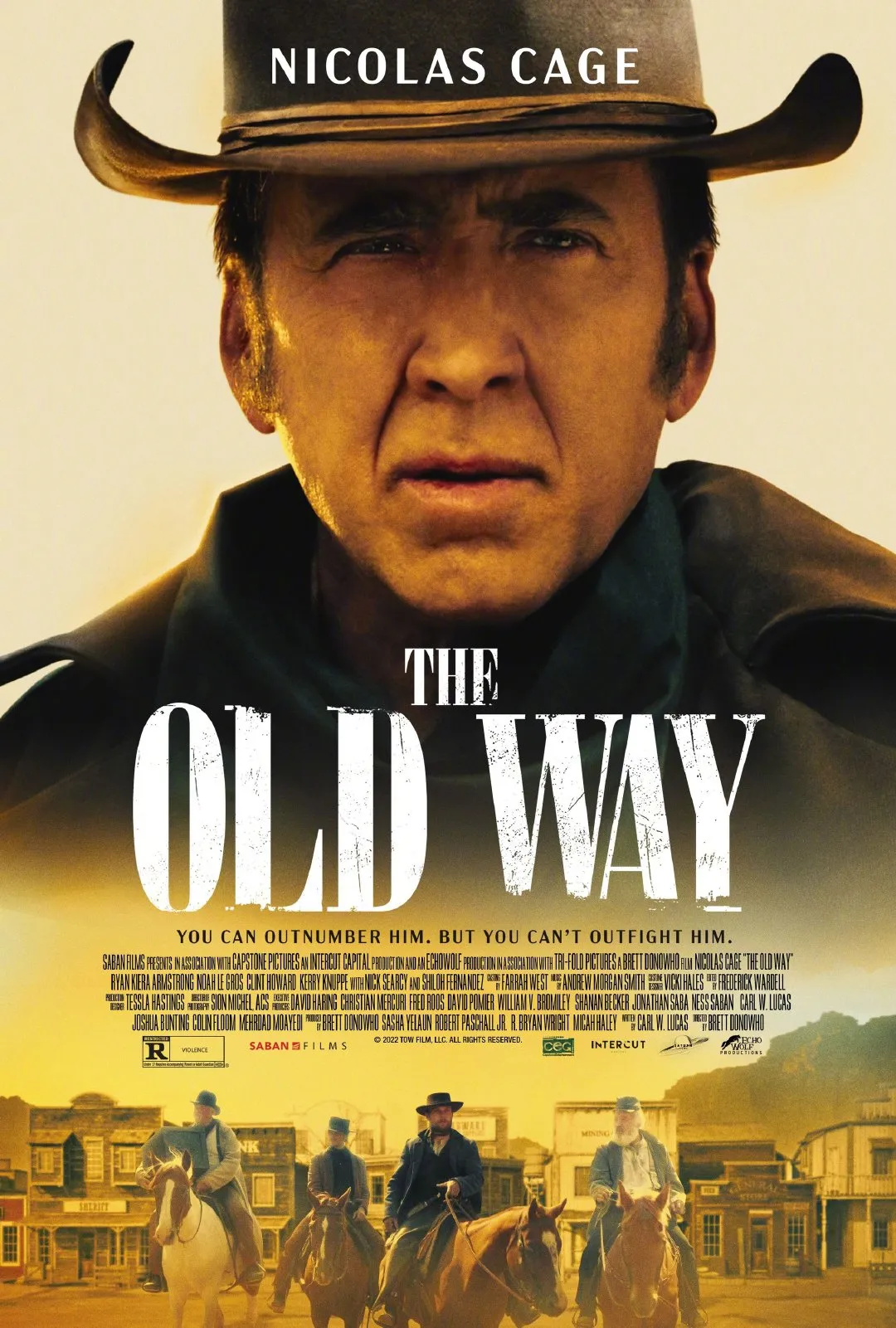 Nicolas Cage's new film "The Old Way‎" reveals trailers and posters, middle-aged cowboy and daughter team up for revenge | FMV6