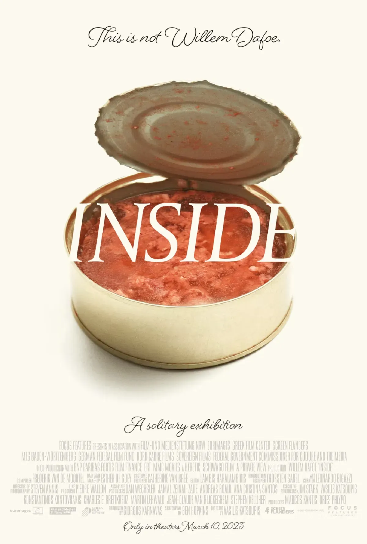 Psychological thriller 'Inside' starring Willem Dafoe releases official trailer and poster | FMV6