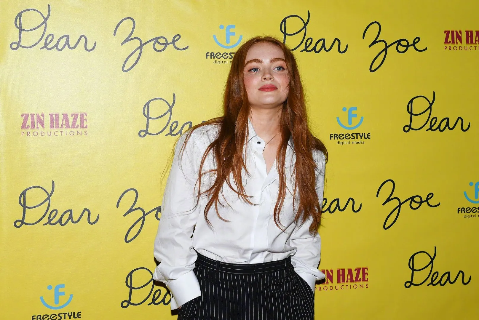 Sadie Sink attends the premiere of 'Dear Zoe‎' in Pittsburgh | FMV6