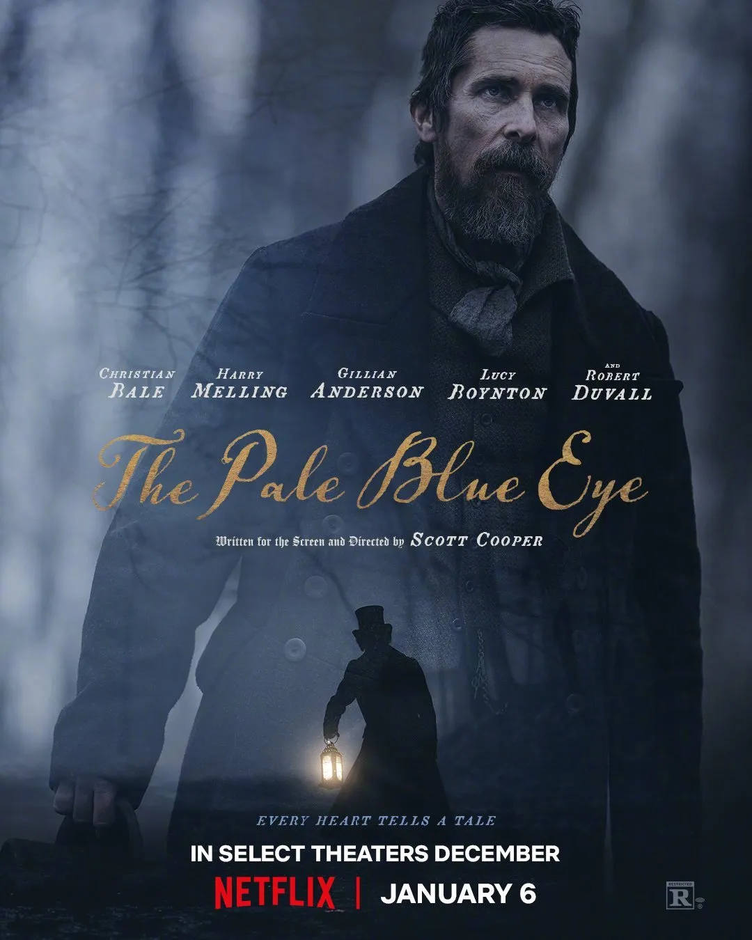 Suspense thriller 'The Pale Blue Eye‎' Starring Christian Bale Releases Poster | FMV6