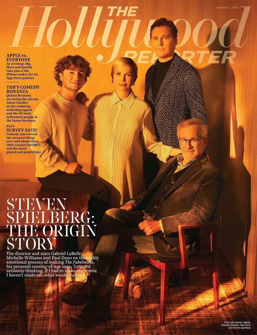 'The Fabelmans‎' crew, THR Magazine's new photoshoot | FMV6
