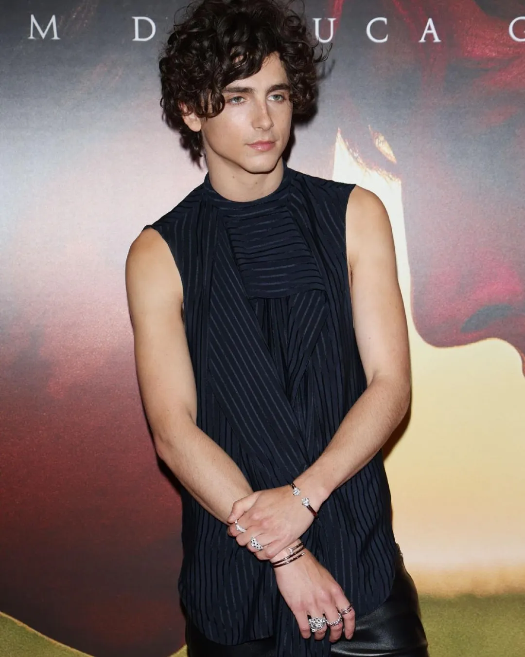 Timothée Chalamet and Taylor Russell attend the premiere of 'Bones & All‎' in Milan | FMV6