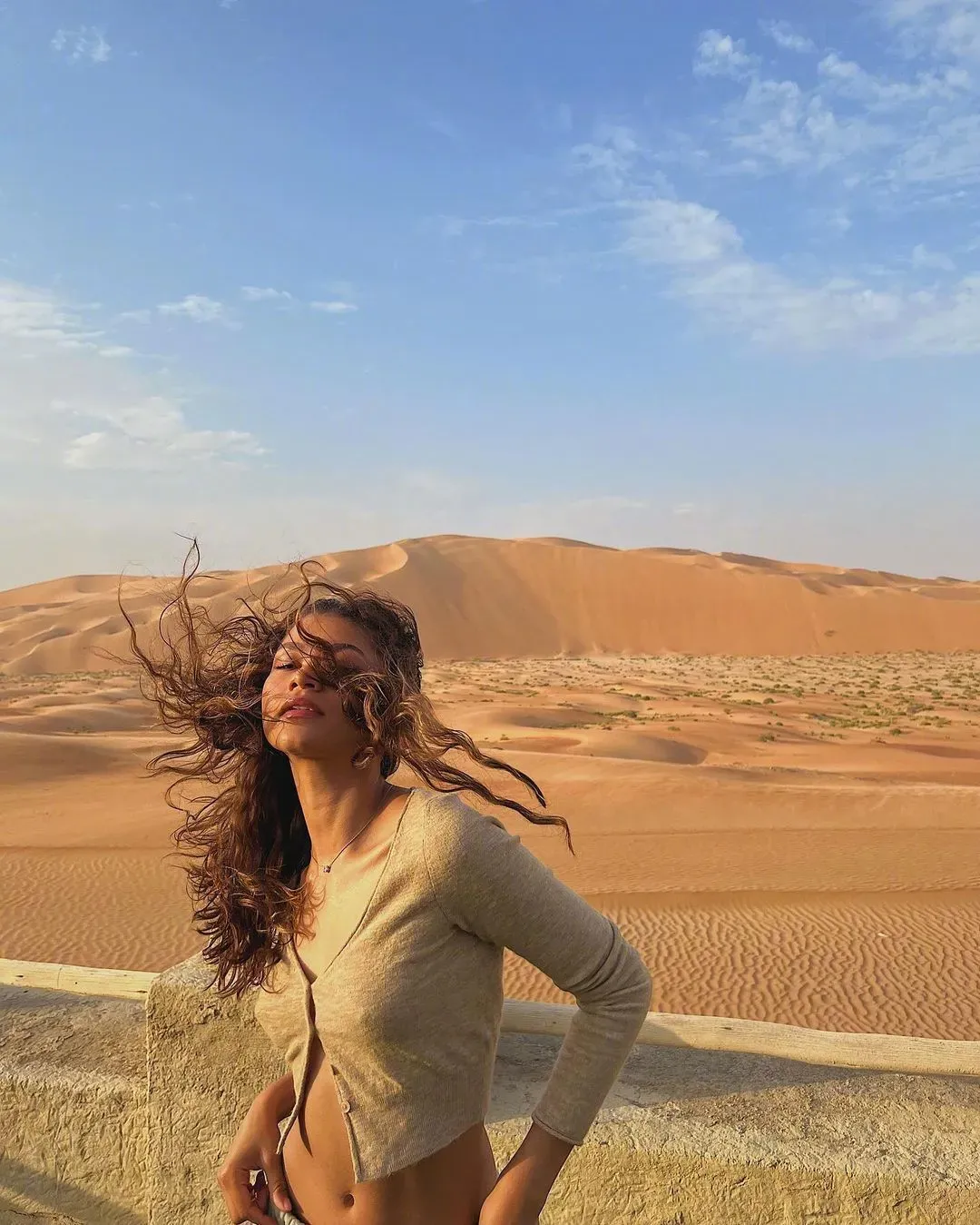Zendaya shares postcard shot at 'Dune 2' | FMV6