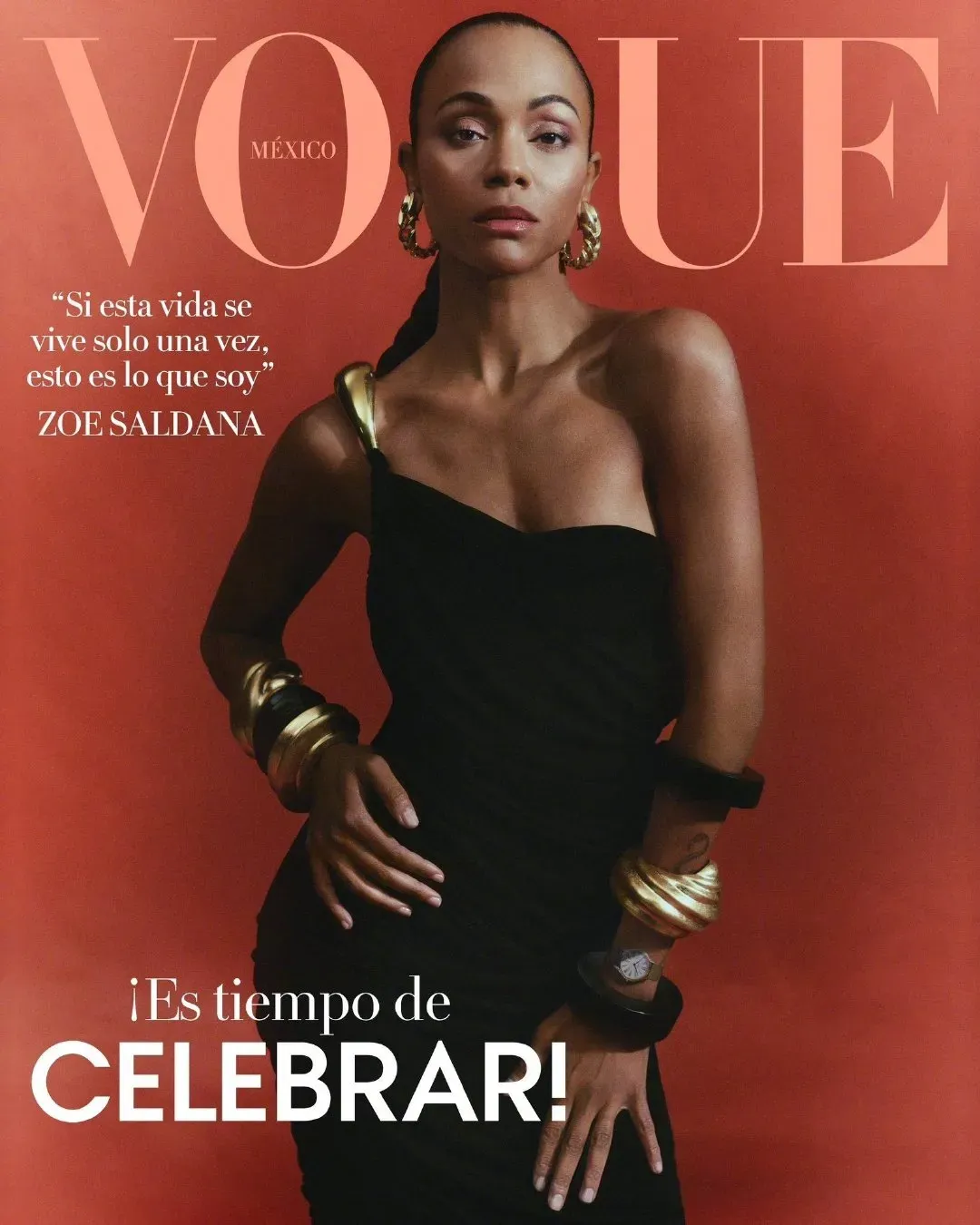Zoe Saldana, 'Vogue' Mexico December 2022/January 2023 issue photoshoot | FMV6