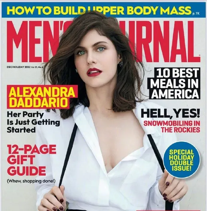 Alexandra Daddario, 'Men' s Journal' December issue photoshoot | FMV6