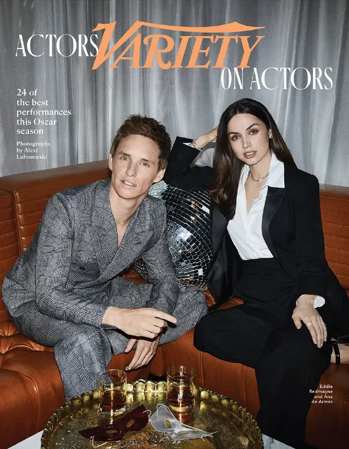 Ana de Armas and Eddie Redmayne, 'Variety' Magazine 'Actors ON Actors' Photoshoot | FMV6