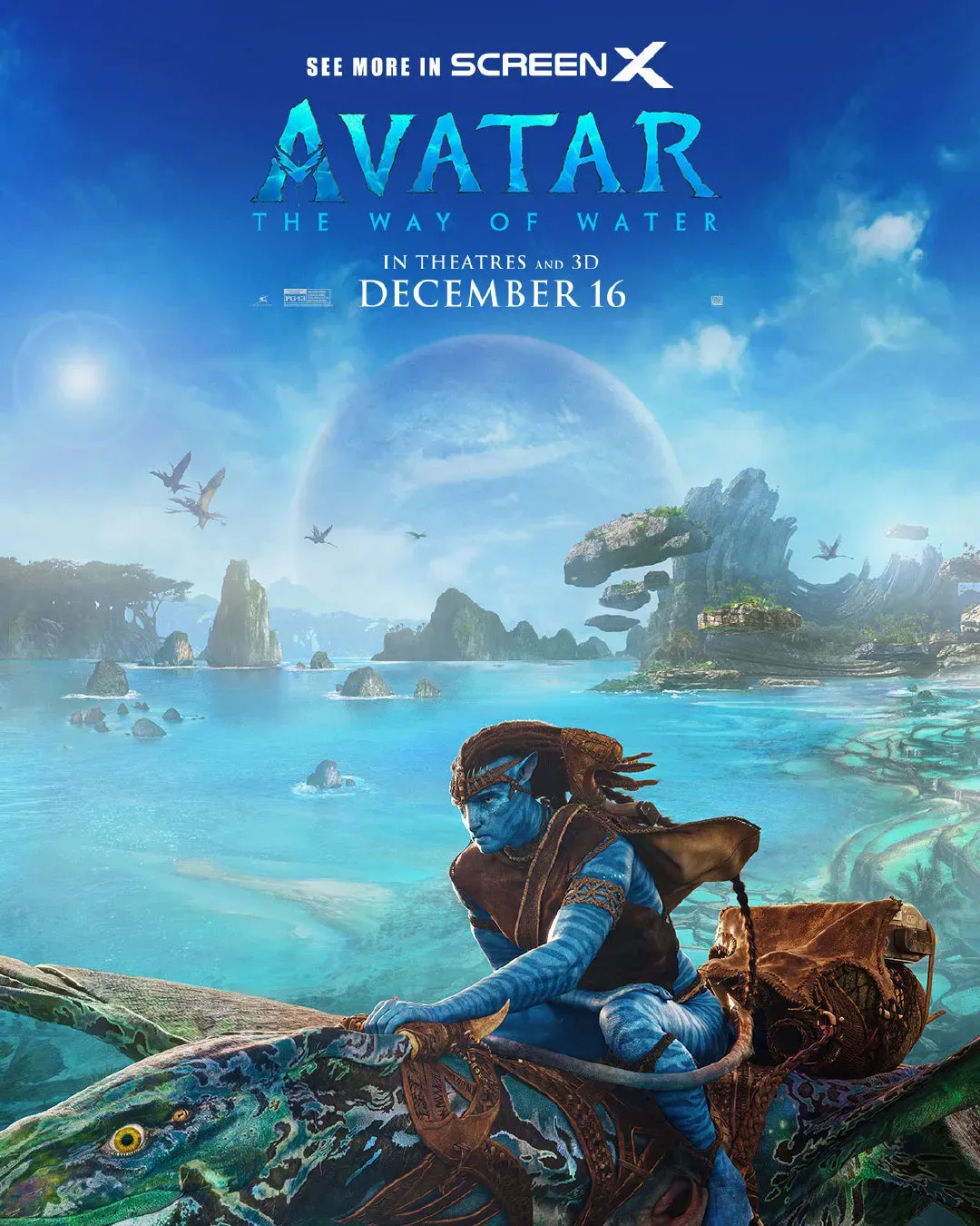 'Avatar: The Way of Water' releases several new format posters: real 3D, 4DX, ScreenX | FMV6