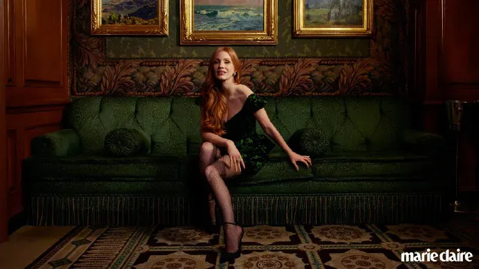 Jessica Chastain, 'Marie Claire' Magazine 2022 Holiday Issue Photo Shoot | FMV6