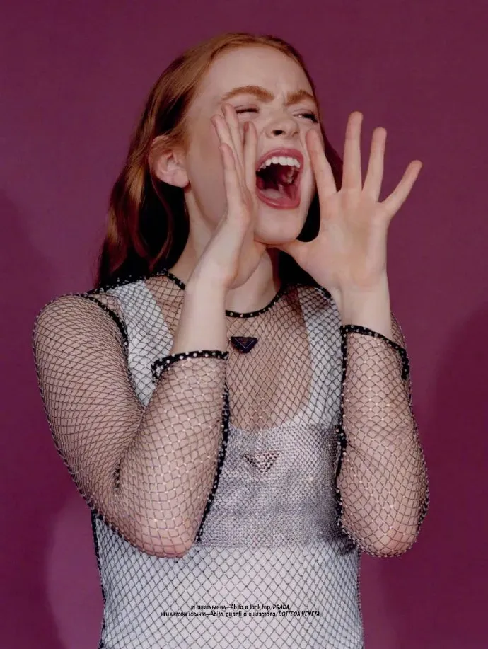 Sadie Sink, new photo shoot for 'L' Officiel' Magazine Italy | FMV6