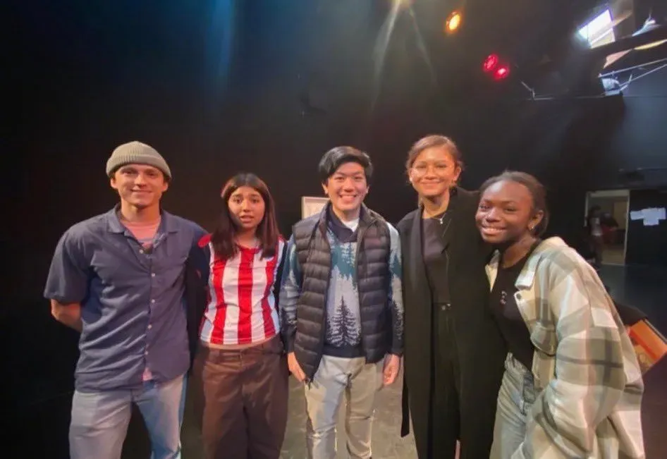 Zendaya and Tom Holland visit her alma mater Oakland School for the Arts | FMV6