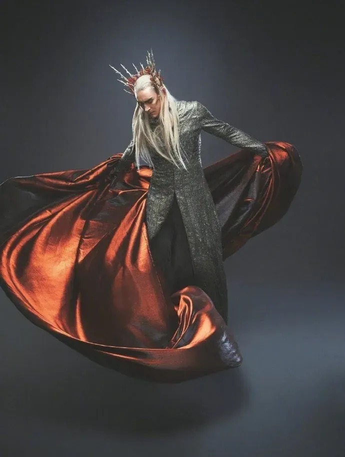 A set photo of Thranduil Lee Pace in 'The Hobbit' | FMV6