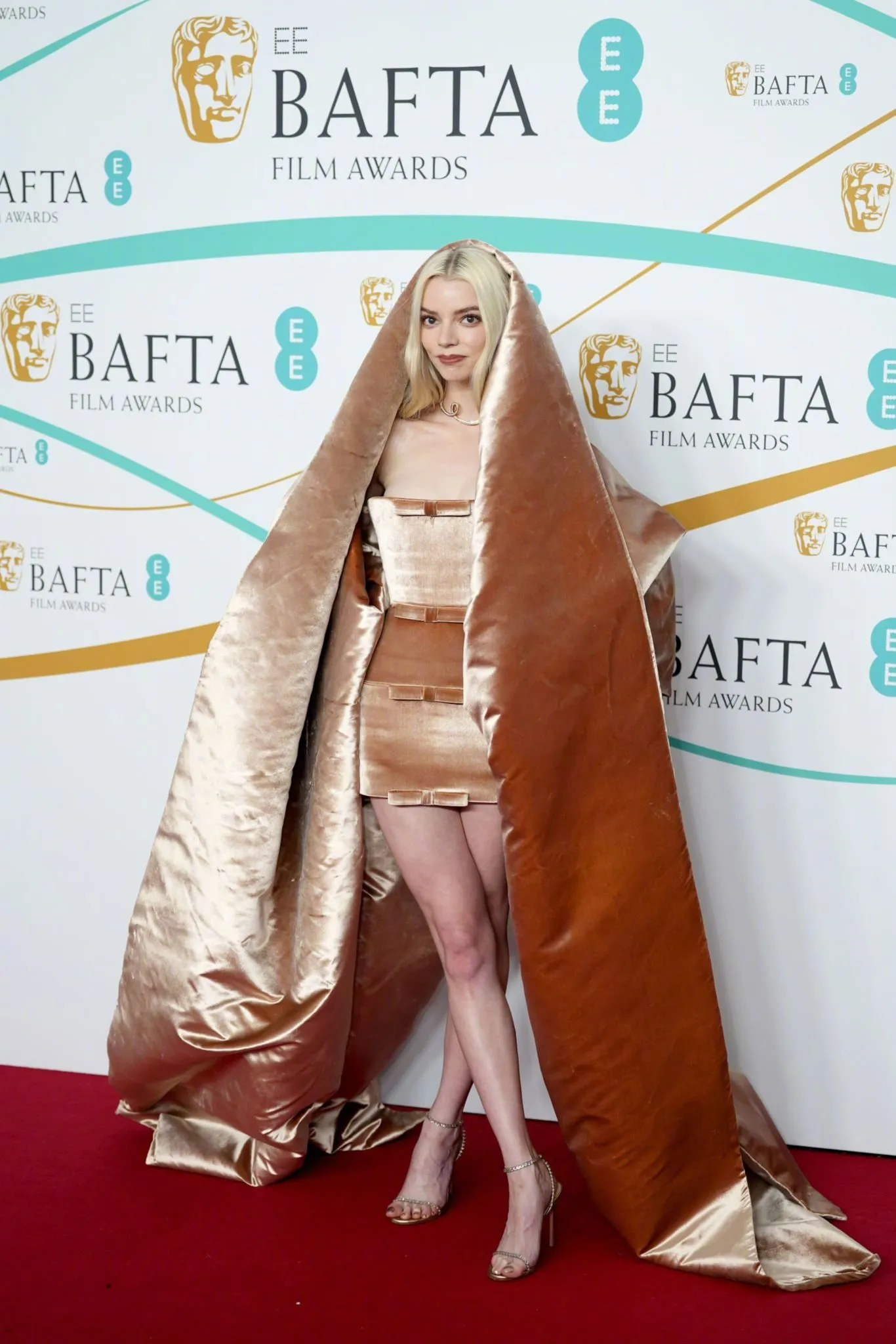 Anya Taylor-Joy attends 2023 British Academy Film Awards red carpet | FMV6