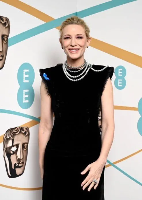 Cate Blanchett attends 2023 British Academy Film Awards red carpet | FMV6