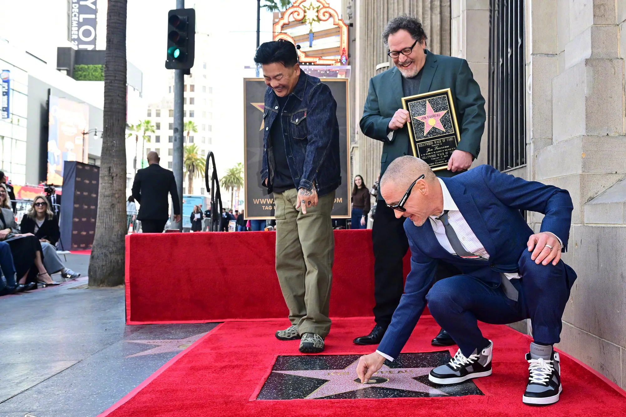 'Iron Man' director Jon Favreau leaves star on Walk Of Fame | FMV6