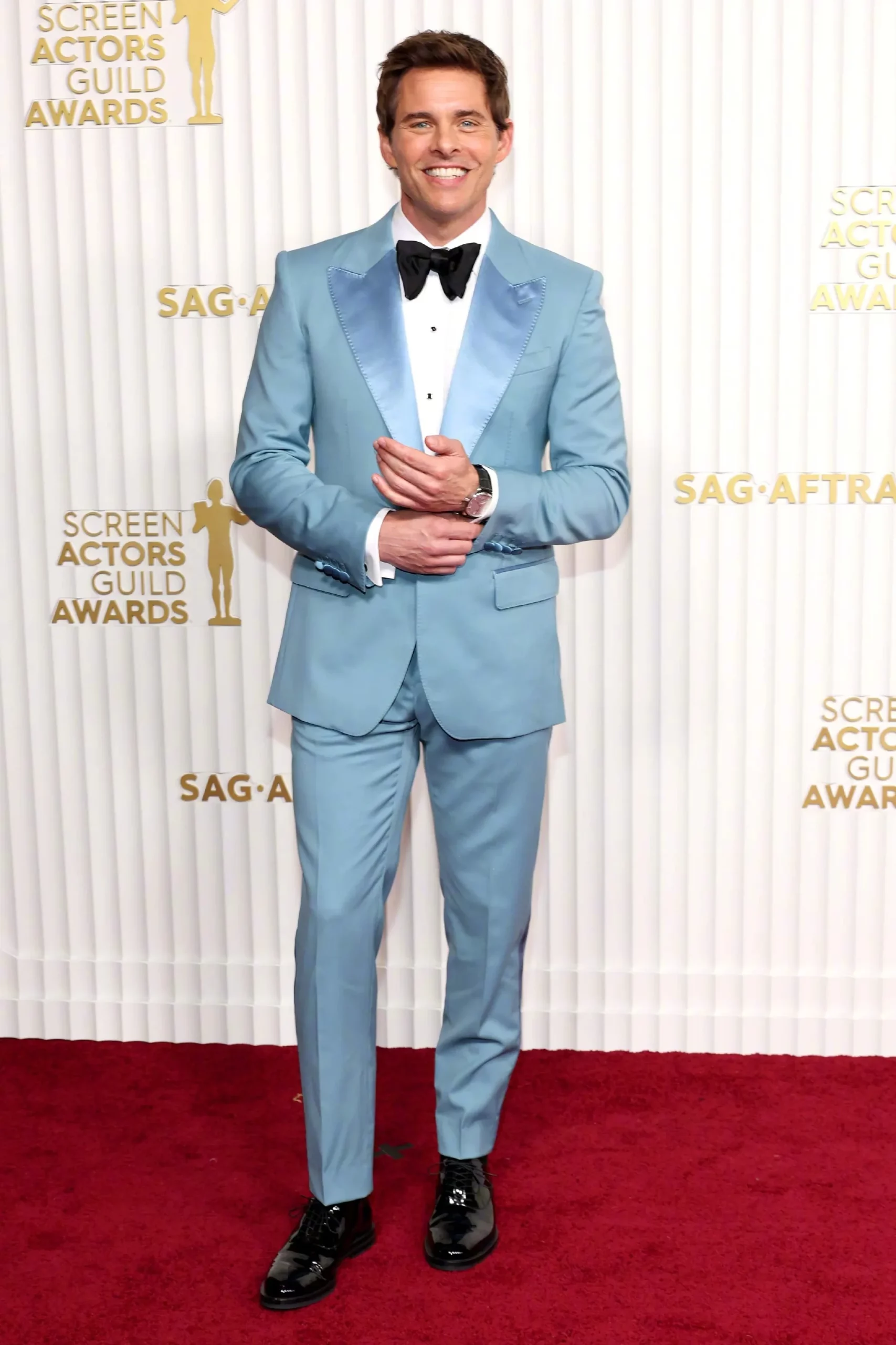 James Marsden attends 2023 Screen Actors Guild Awards red carpet | FMV6