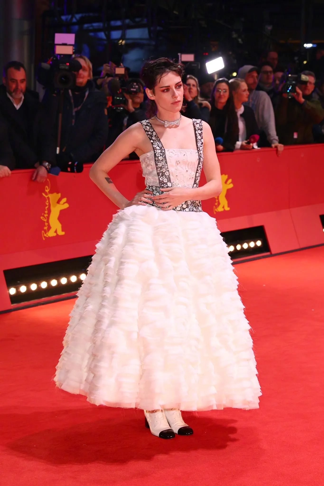 Kristen Stewart attends 2023 Berlin International Film Festival Opening Red Carpet | FMV6