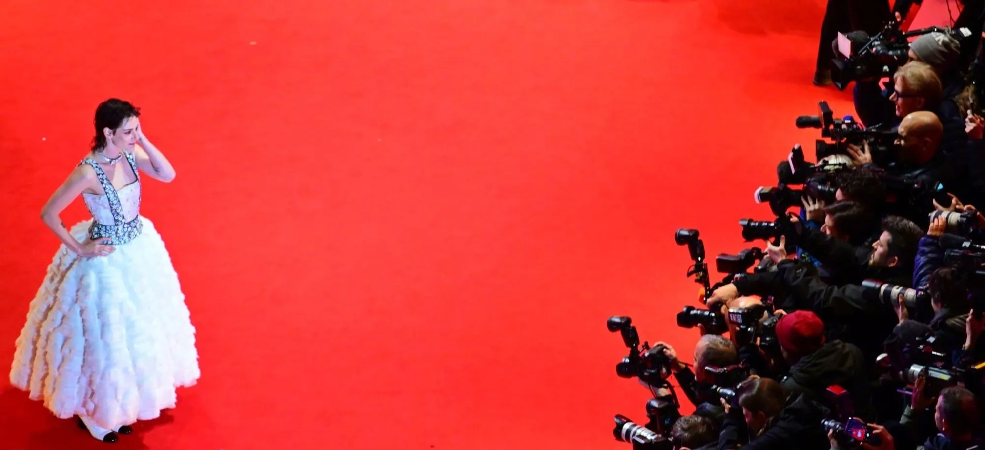 Kristen Stewart attends 2023 Berlin International Film Festival Opening Red Carpet | FMV6
