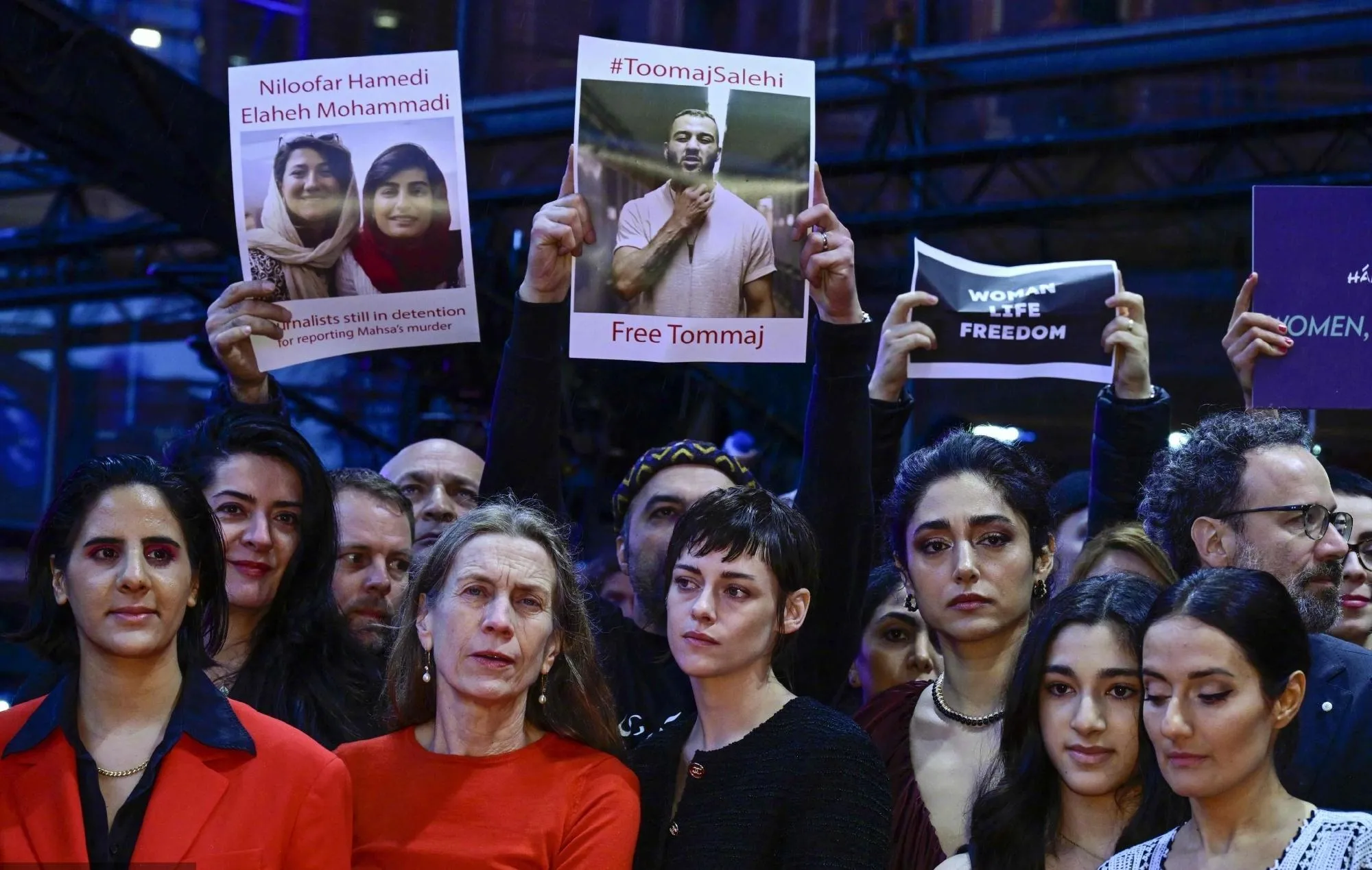 Kristen Stewart, Golshifteh Farahani, Mariette Rissenbeek and more at event in solidarity with Iranian women | FMV6