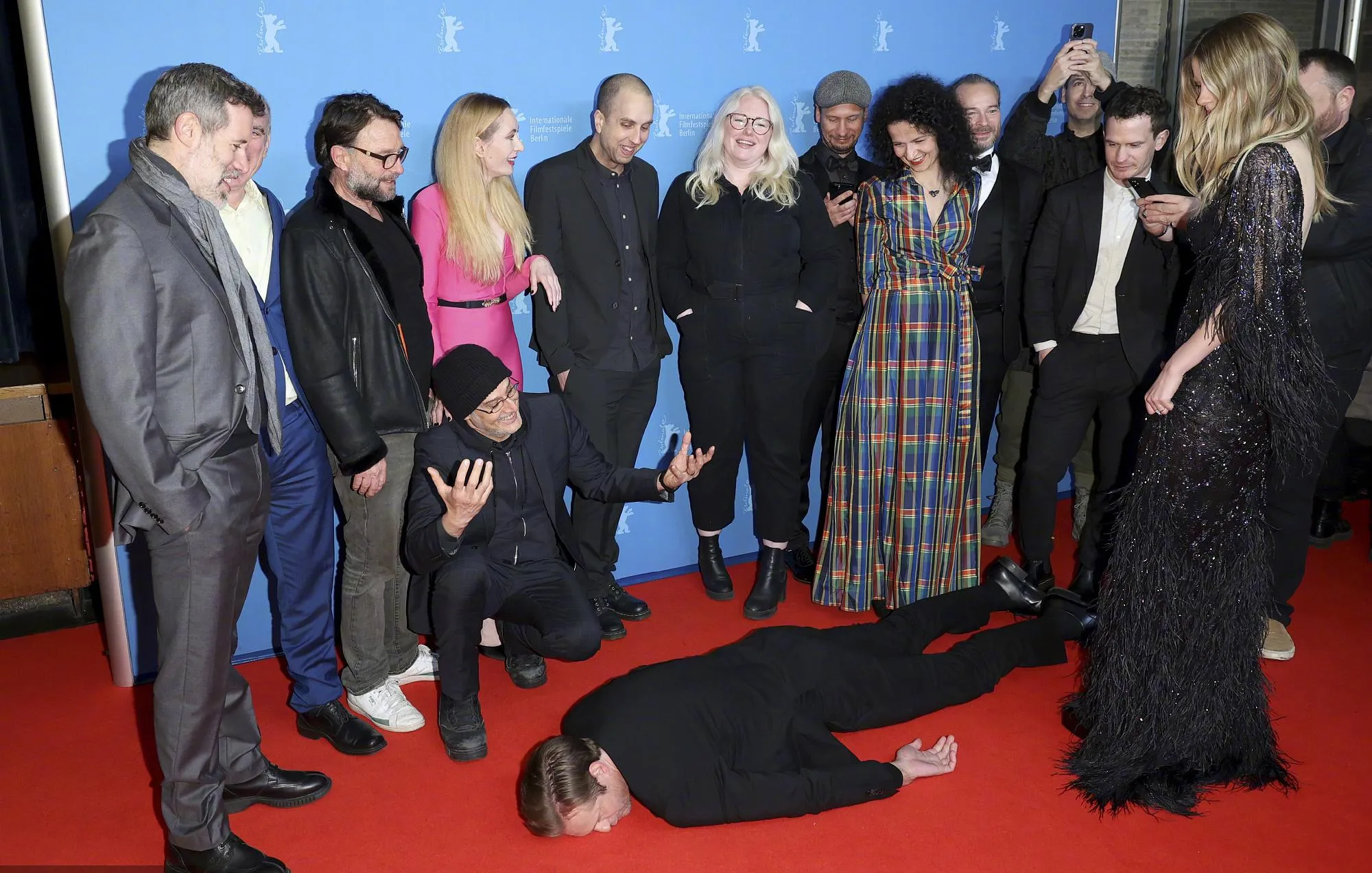 New film 'Infinity Pool' premiere red carpet and press conference images at 2023 Berlin International Film Festival | FMV6