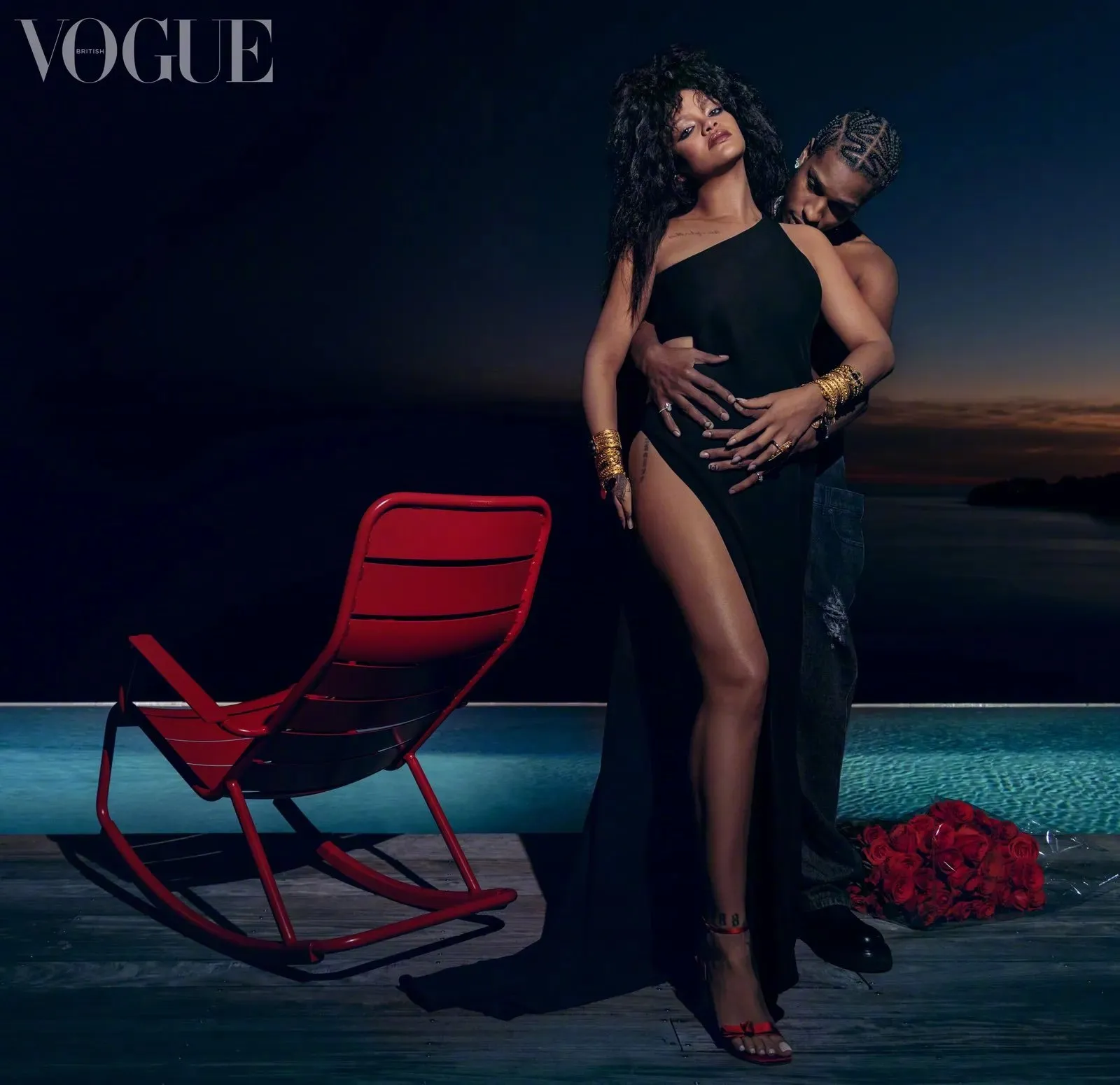 Rihanna takes her boyfriend and son on the cover of 'Vogue' and expresses hope to release a new album this year | FMV6