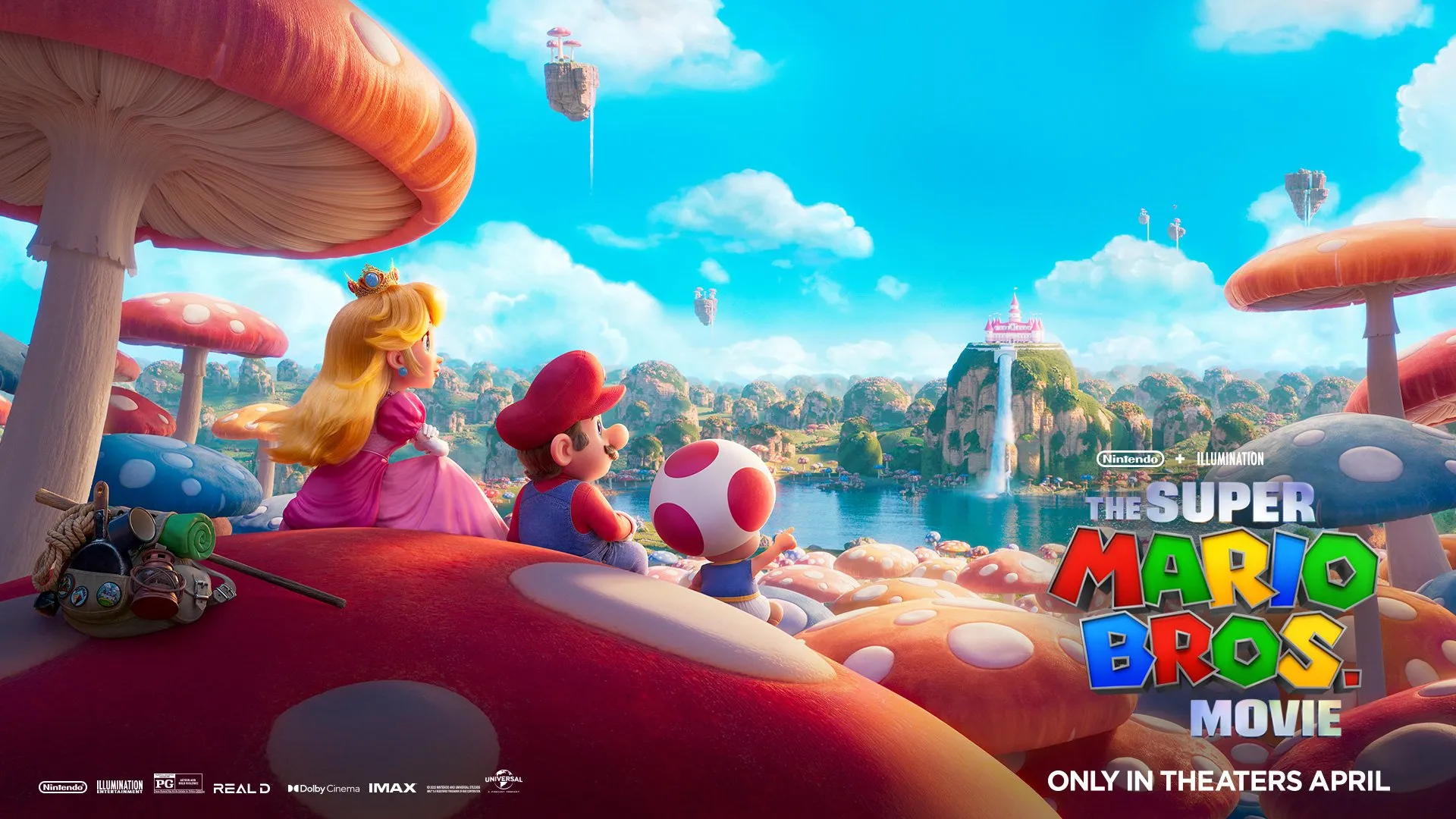 'Super Mario Bros The Movie‎' releases new poster: Mario enjoys the view with Princess Peach | FMV6