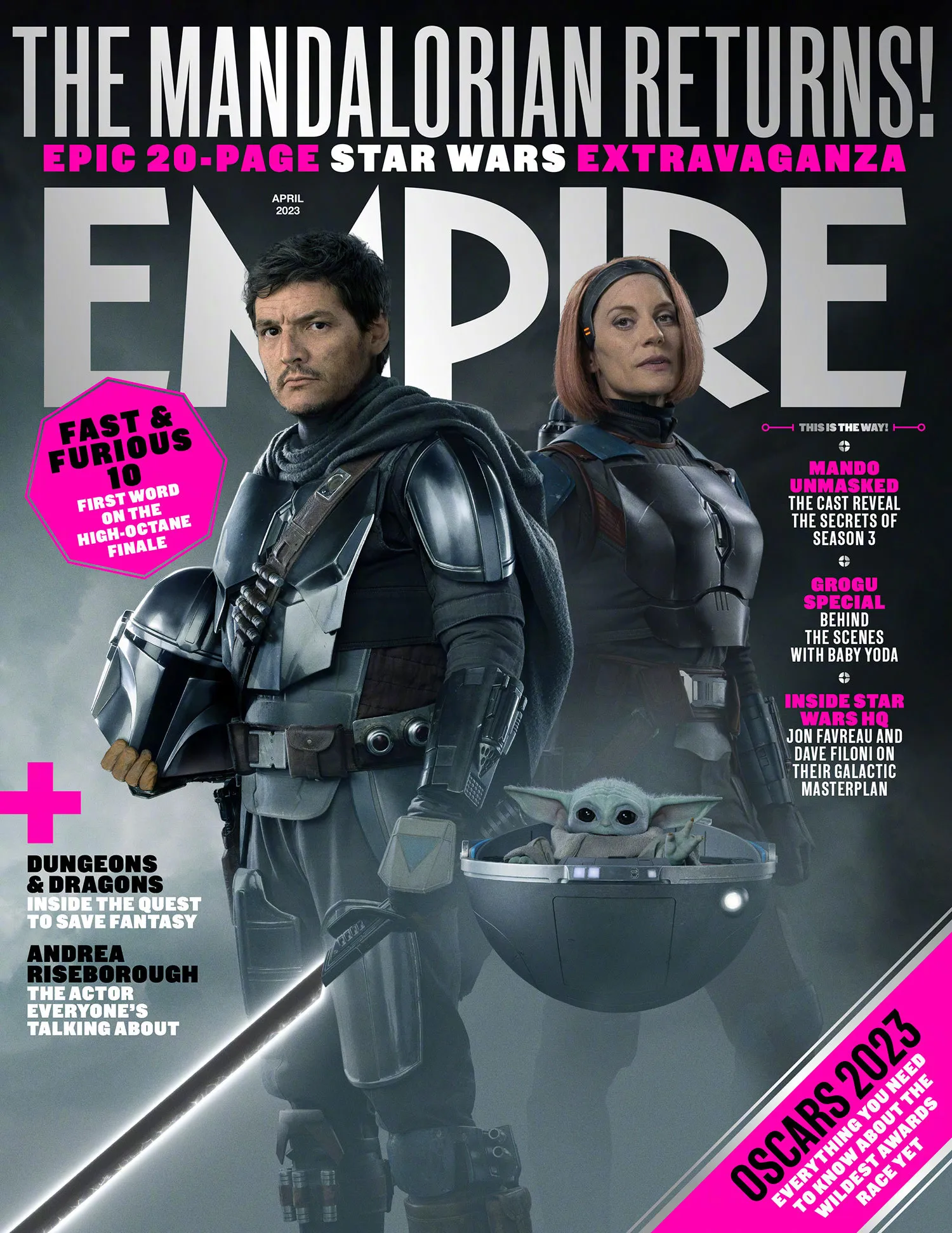 'The Mandalorian' on the cover of 'Empire' magazine | FMV6