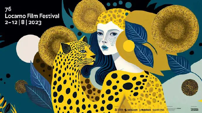 The posters of the 76th Locarno Film Festival were exposed, and the leopard and the girl complemented each other | FMV6