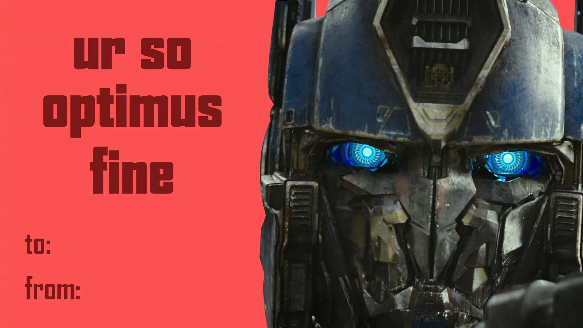 'Transformers: Rise of the Beasts‎' 2023 Valentine's Words | FMV6
