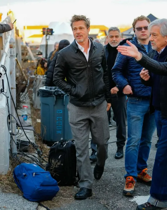 'Wolves': Brad Pitt and George Clooney's new film reveal set photos | FMV6